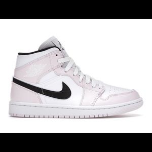 Jordan 1 Mid Barely Rose (W) (Size 8W)